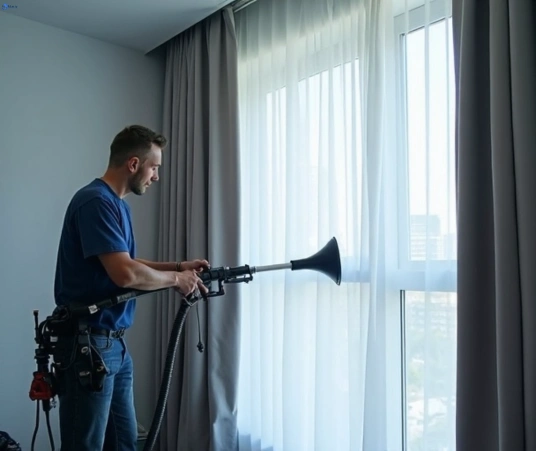 Professional commercial curtain cleaning process equipment Matty Curtain Cleaning bald-hills